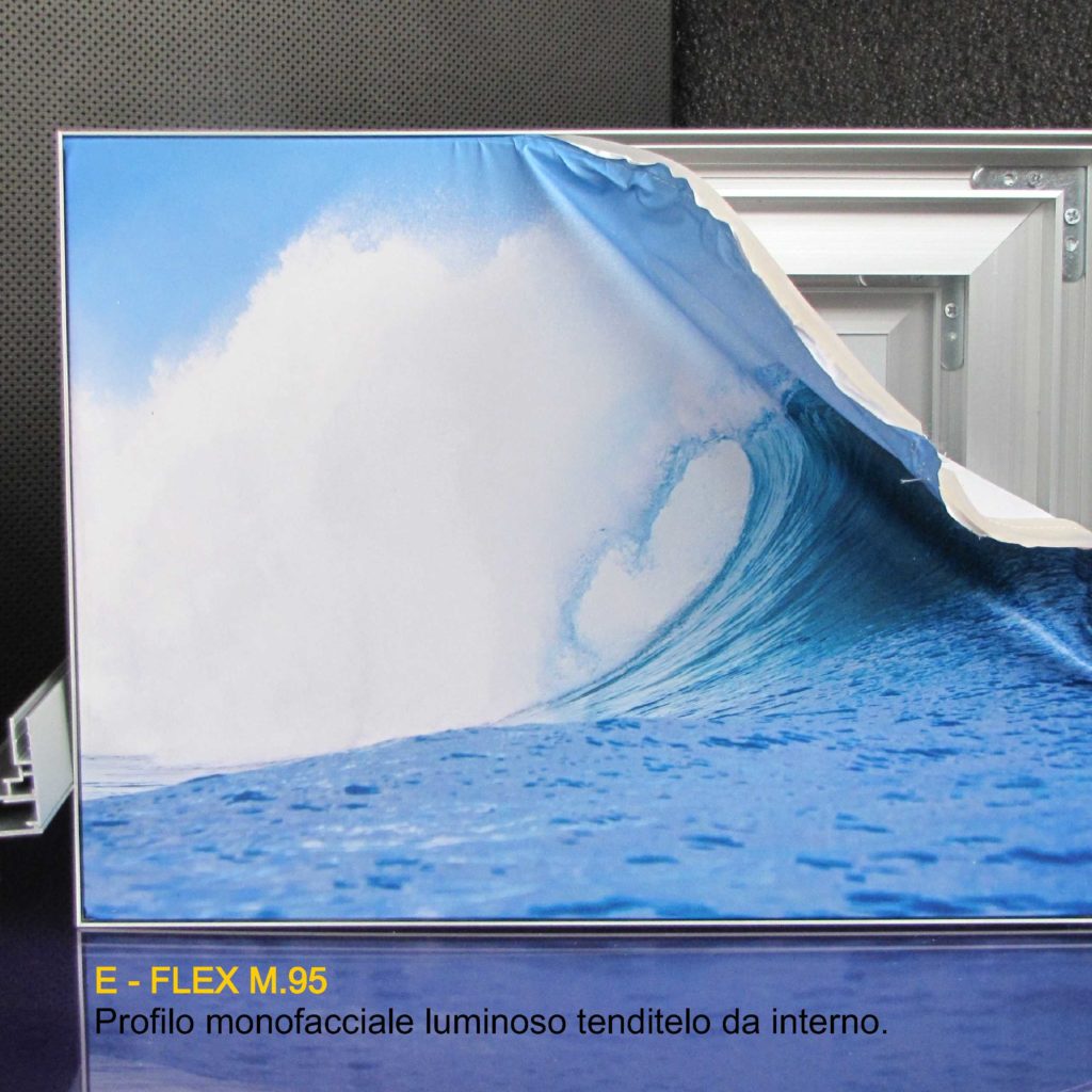ART. E-FLEX - Insegna Luminosa Tenditelo Da Interno