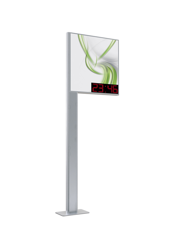 ART. 560 TEC – TOTEM “FLAG” CON LED DISPLAY