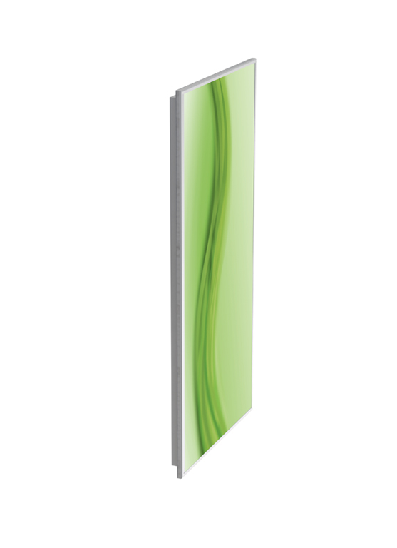 ART. 810 V – INSEGNA MONOFACCIALE CON ANGOLARE A VIVO – TECNOBLOCK
